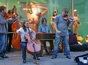 Straßenmusiker in Wien 2011