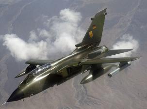 Ein Tornado IDS Kampfjet in der Luft