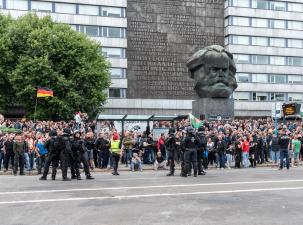 Eine rechte Demo in Chemnitz