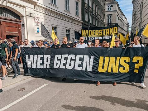 Eine Demo der IBÖ in Wien